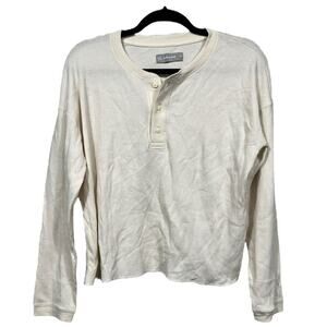 Everlane Women’s Long Sleeve Waffle Knit Top / Size-Medium